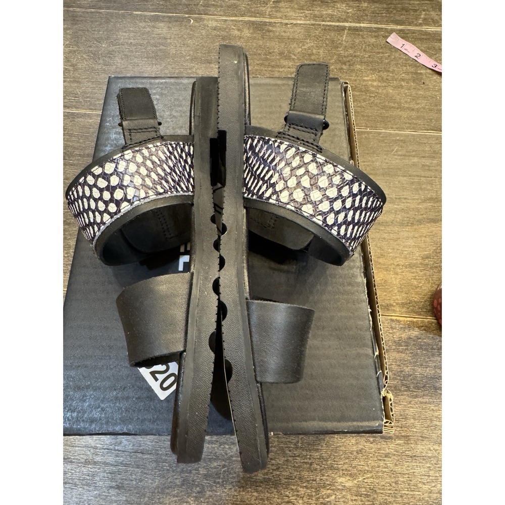 Woman's Sandals‎ SOREL Ella™ III Slingback Black White Size 9.5 - Picture 4 of 9